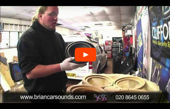 Custom stealth subwoofer install into a customer's Vauxhall Vectra.