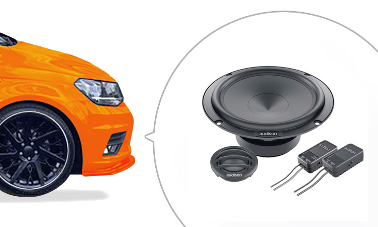 VW Caddy Speaker Upgrade Package 1